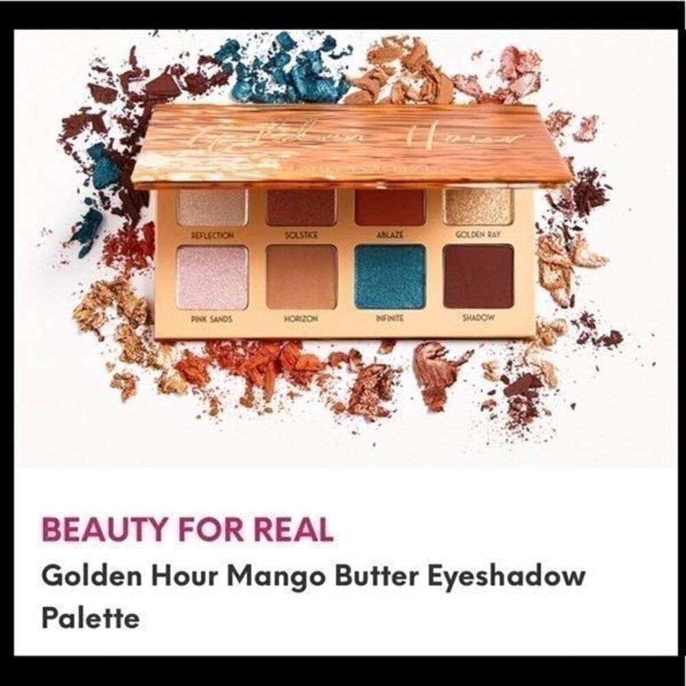 NWT. Golden Hour mango butter eyeshadow palette